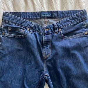 Patagonia Women's Size 28 Blue Slim Straight Leg Organic Cotton Denim Jeans
